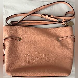 Coach Andy Crossover in Faded Blush Pebbled Leather (Like New)